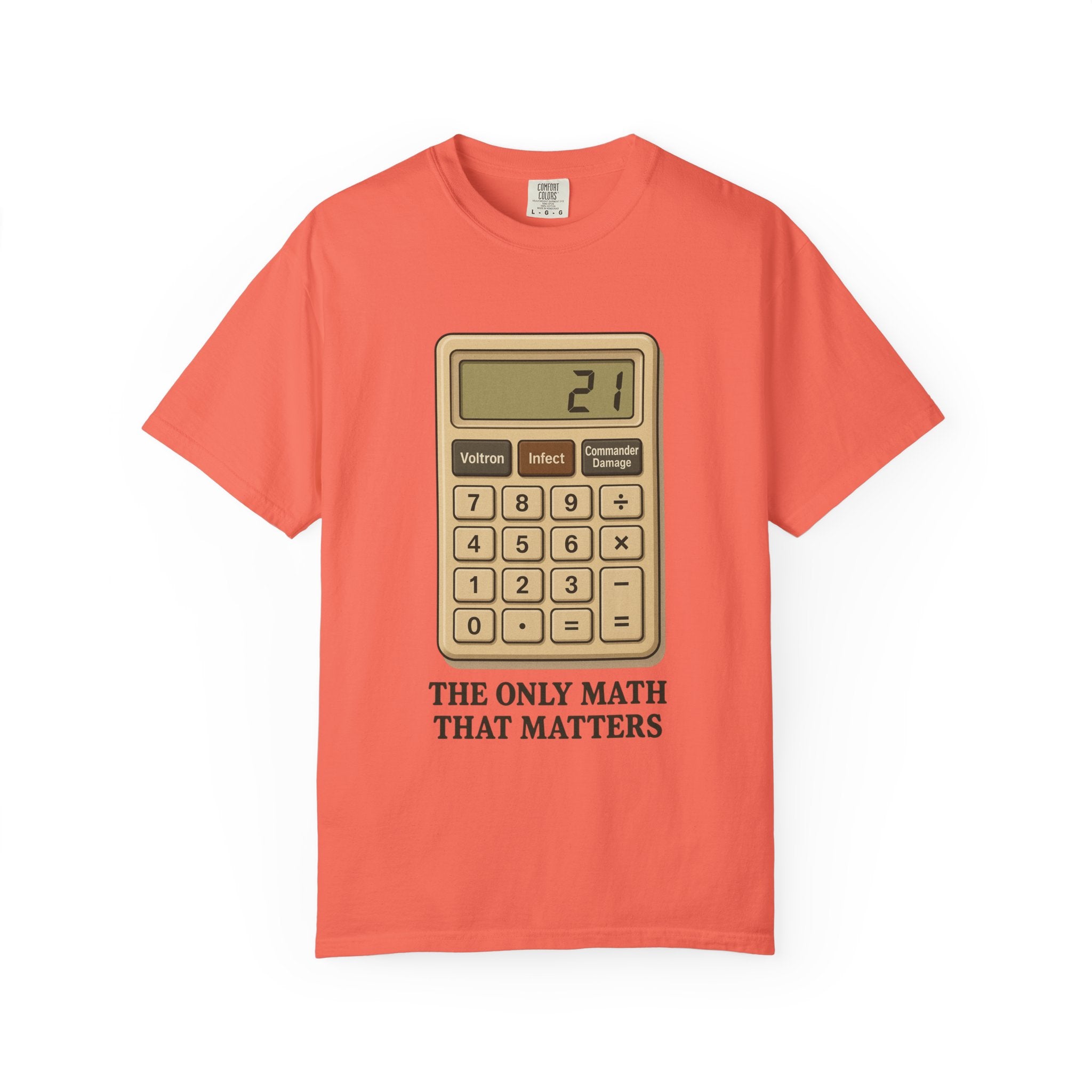 Commander Damage Calculator T-Shirt - The Only Math That Matters