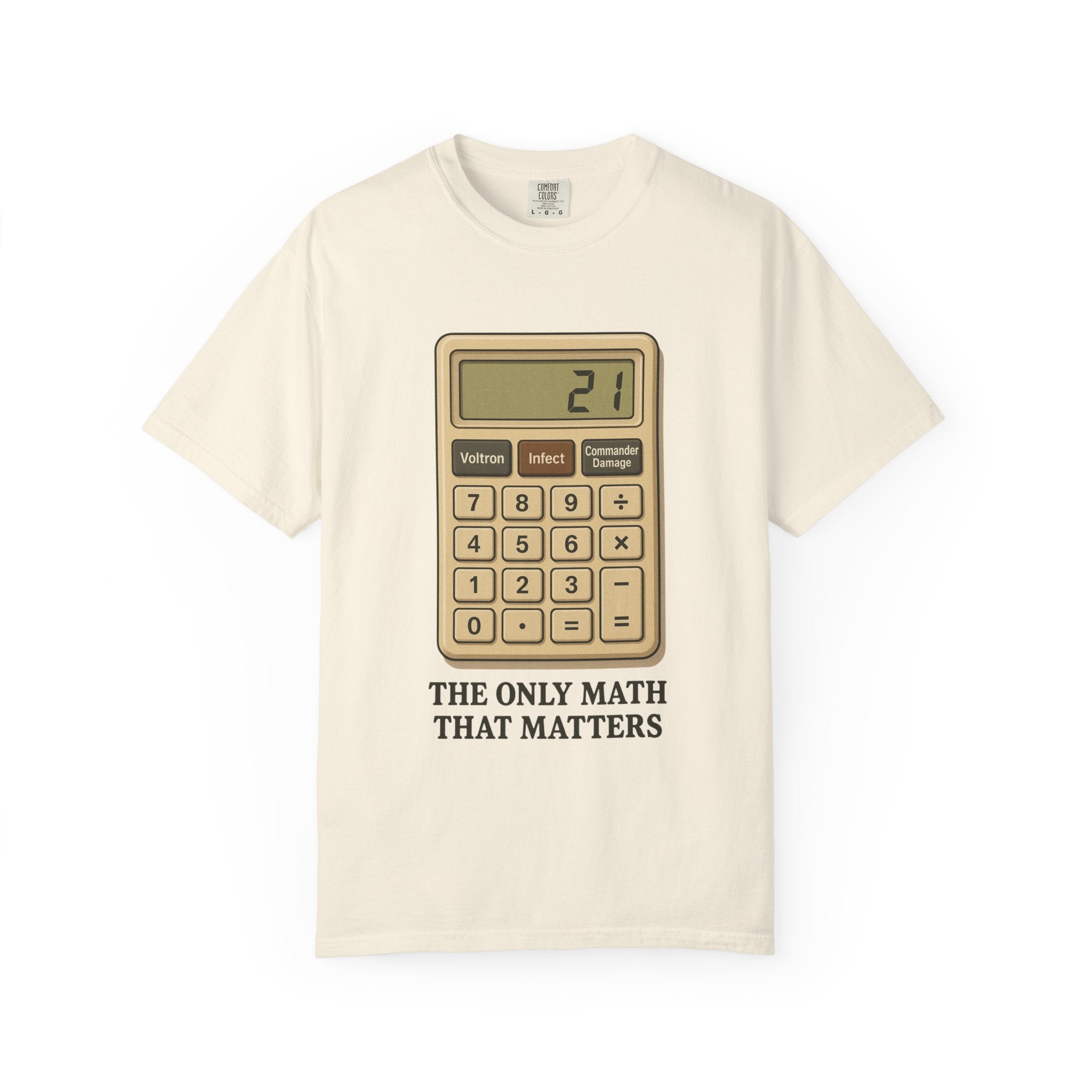Commander Damage Calculator T-Shirt - The Only Math That Matters
