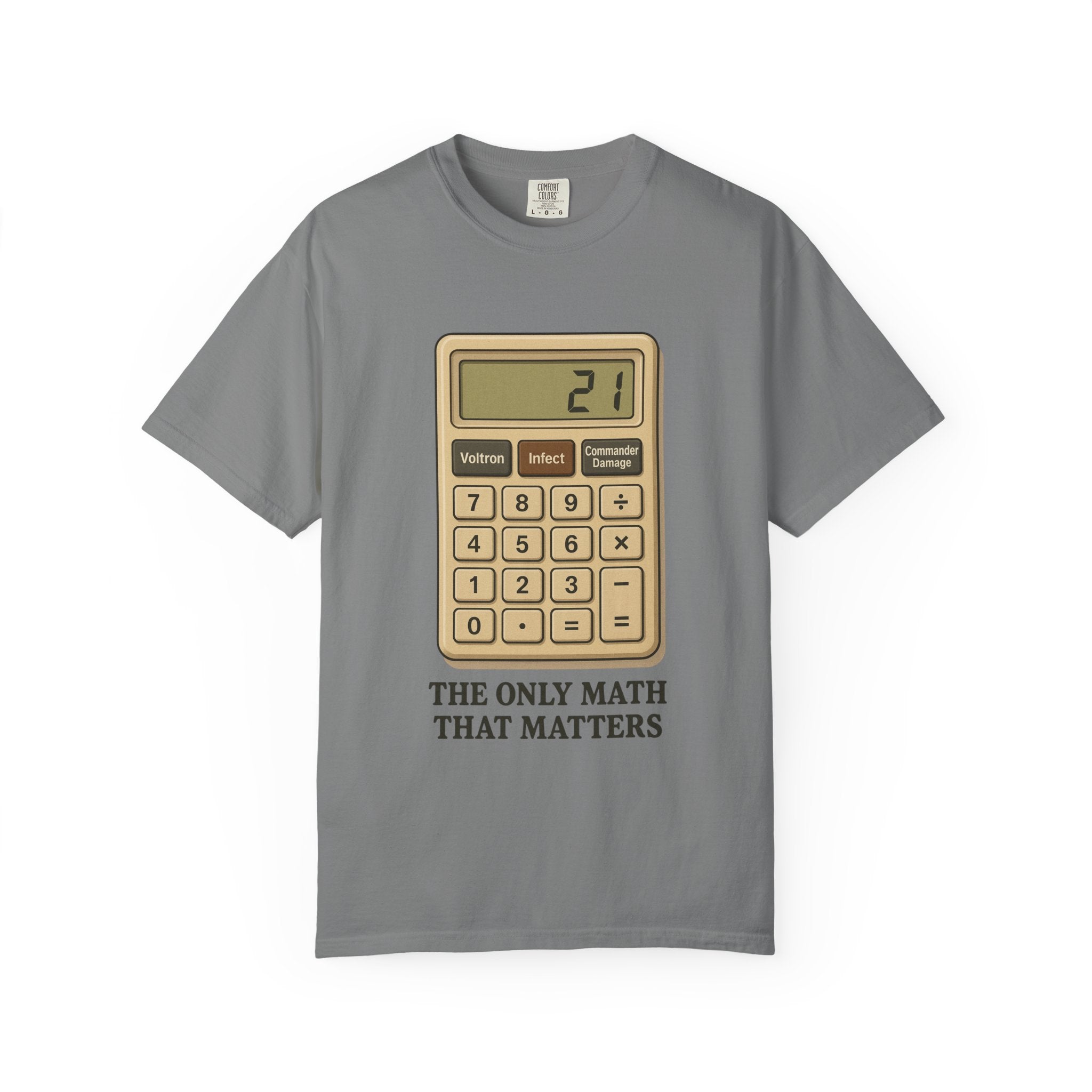 Commander Damage Calculator T-Shirt - The Only Math That Matters