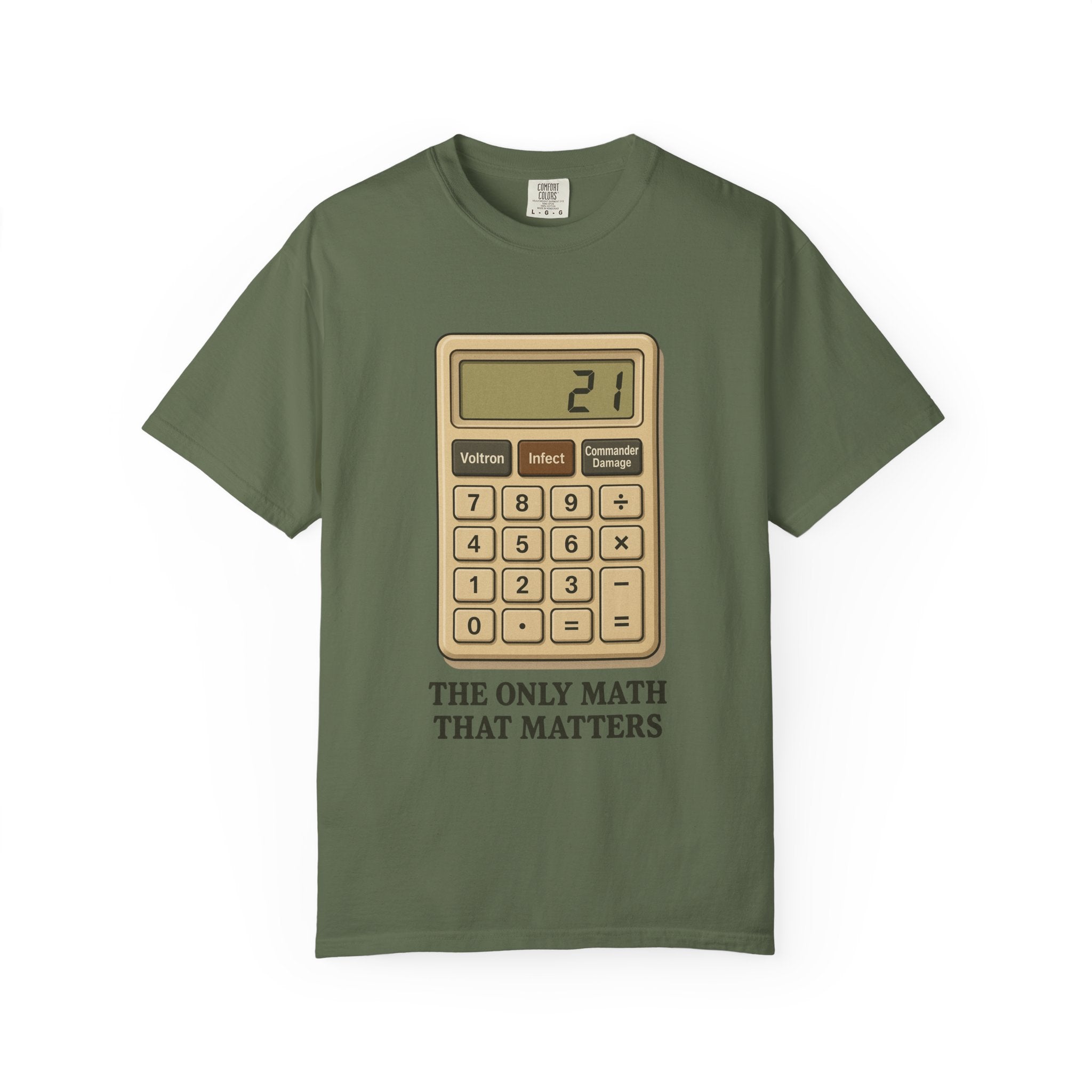 Commander Damage Calculator T-Shirt - The Only Math That Matters