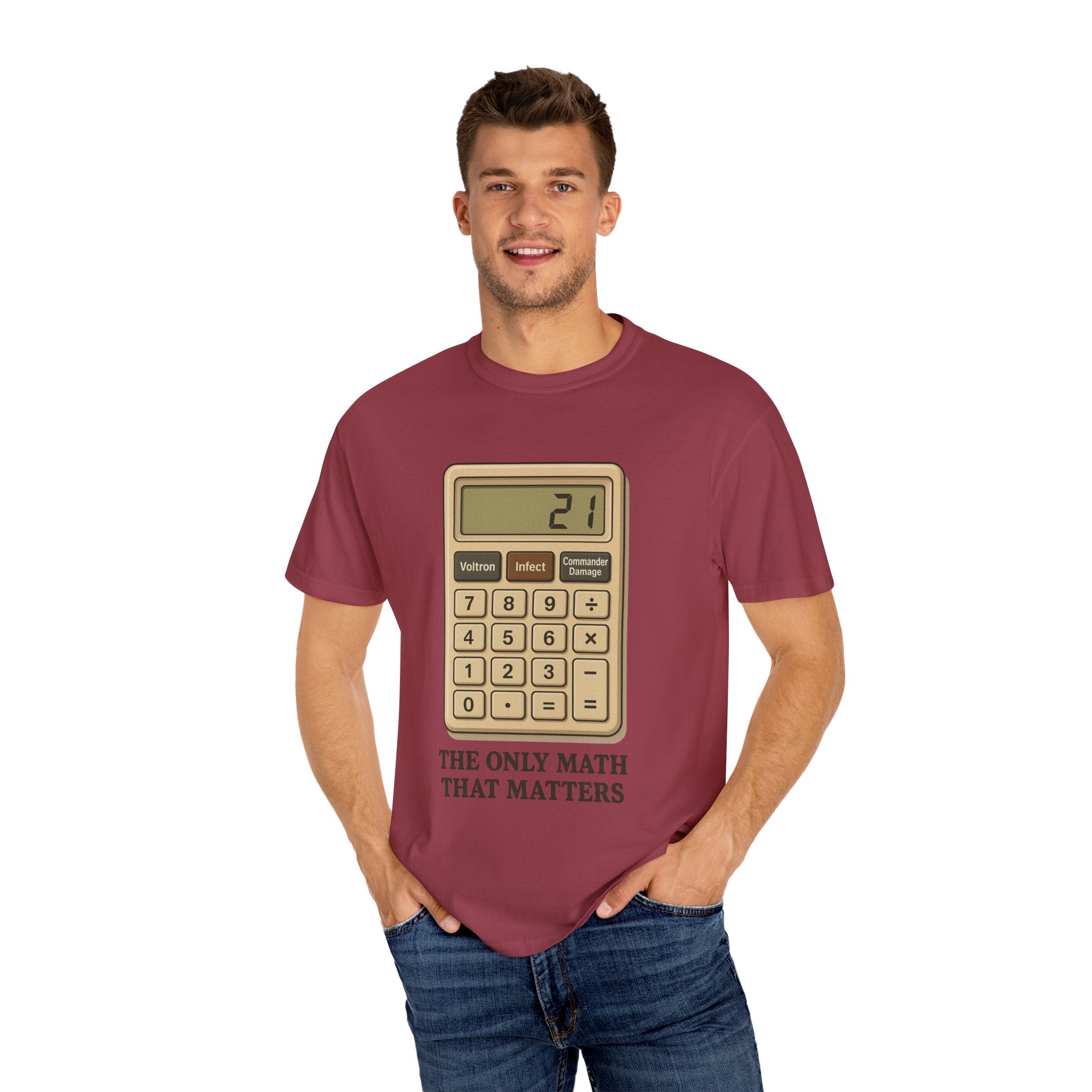 Commander Damage Calculator T-Shirt - The Only Math That Matters