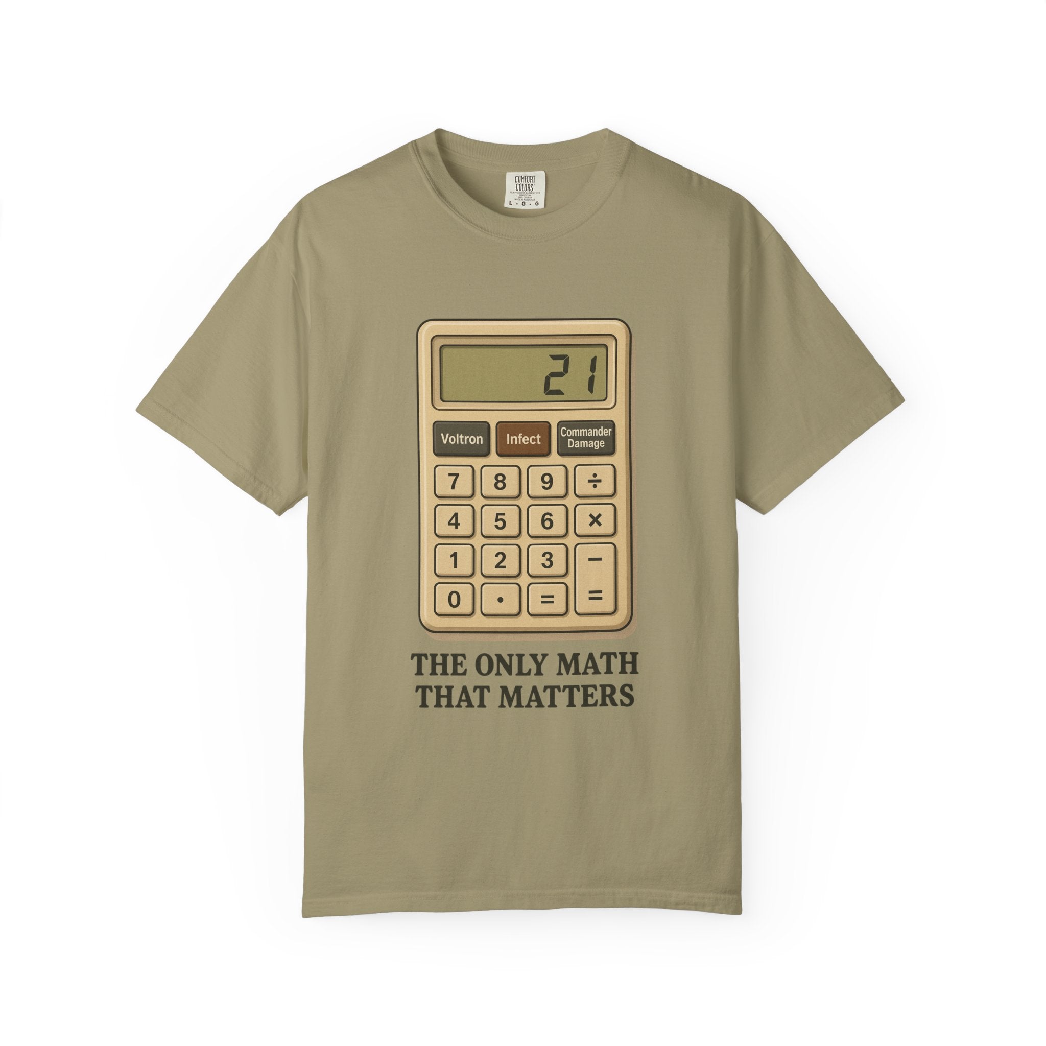 Commander Damage Calculator T-Shirt - The Only Math That Matters