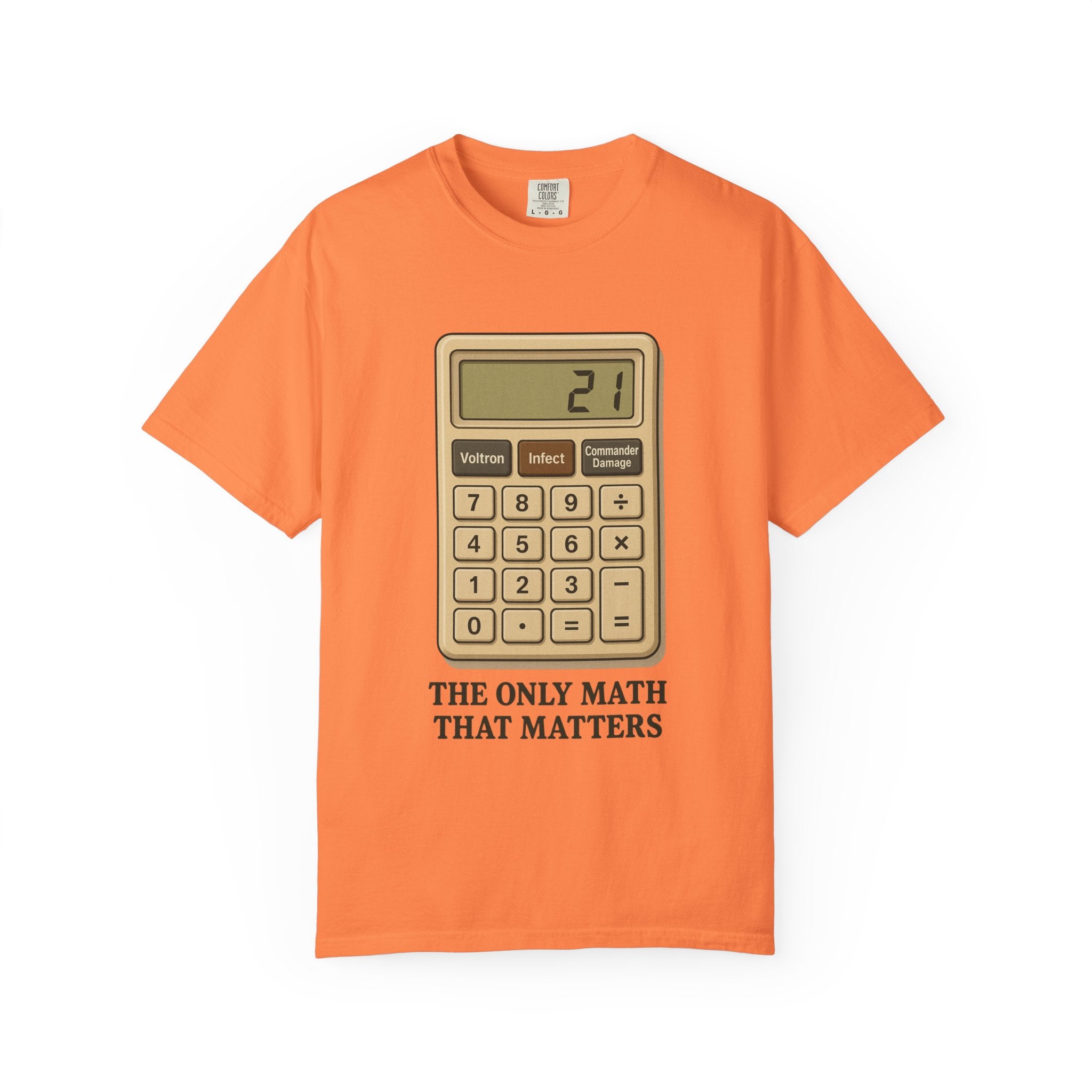 Commander Damage Calculator T-Shirt - The Only Math That Matters