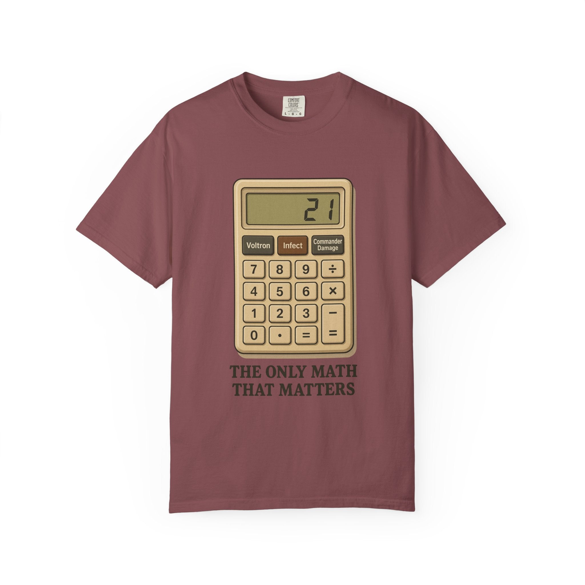 Commander Damage Calculator T-Shirt - The Only Math That Matters