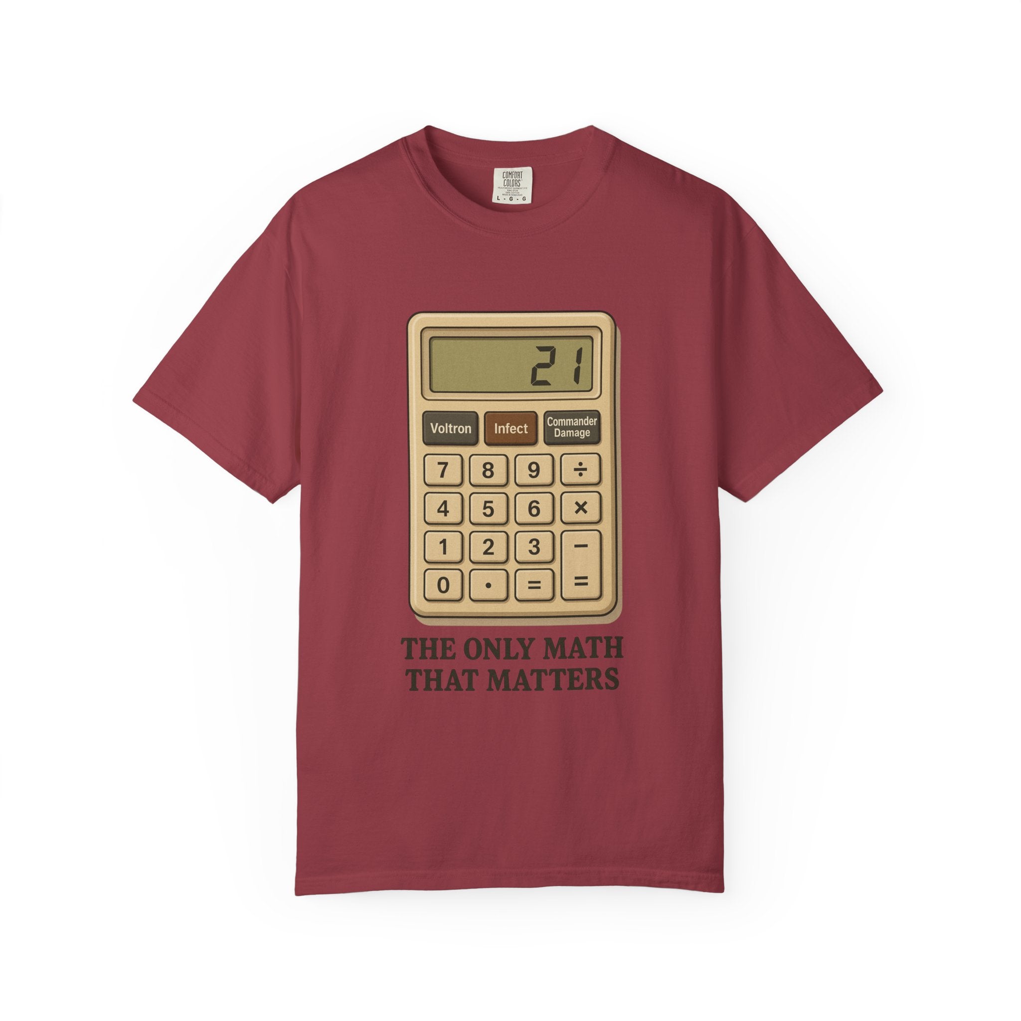 Commander Damage Calculator T-Shirt - The Only Math That Matters