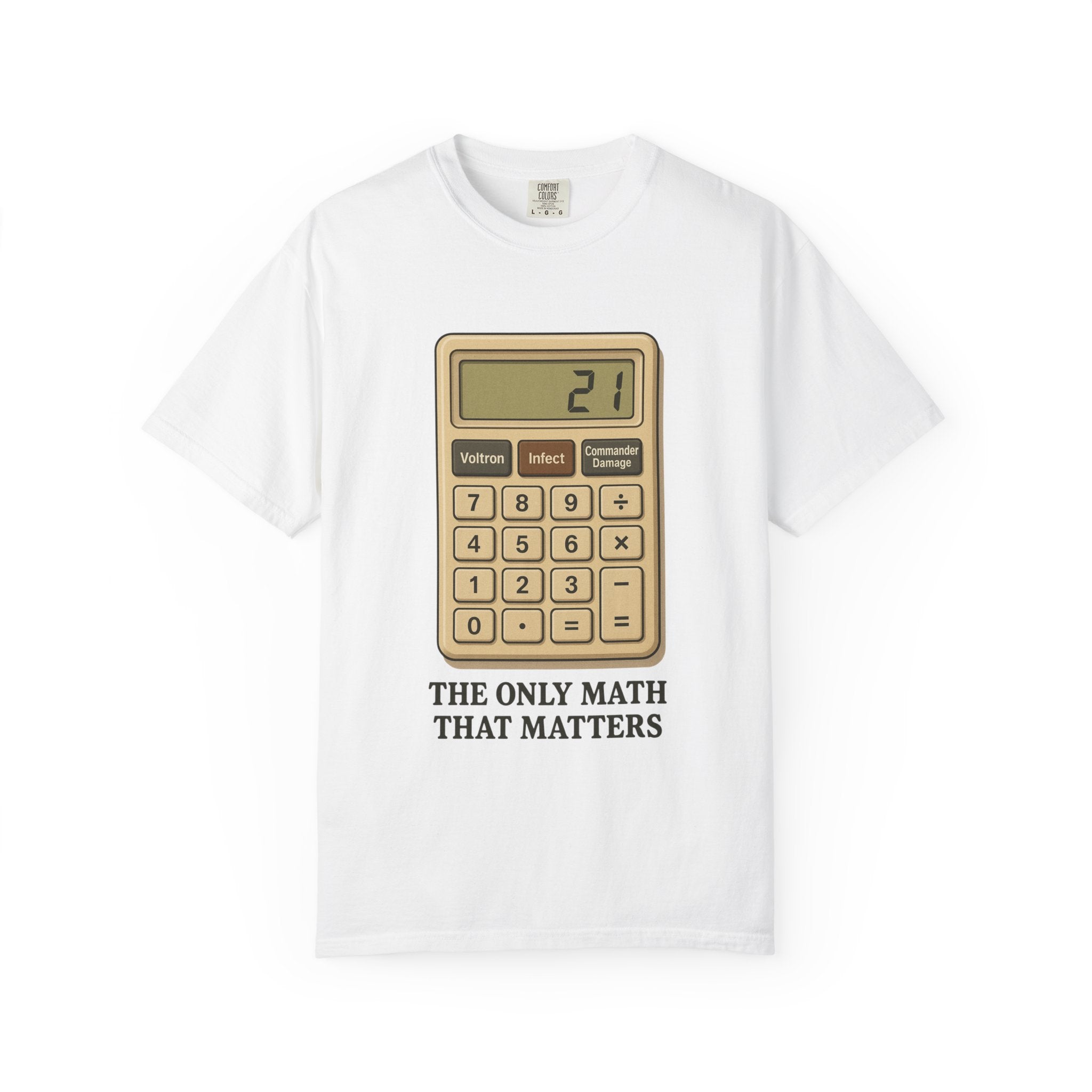 Commander Damage Calculator T-Shirt - The Only Math That Matters