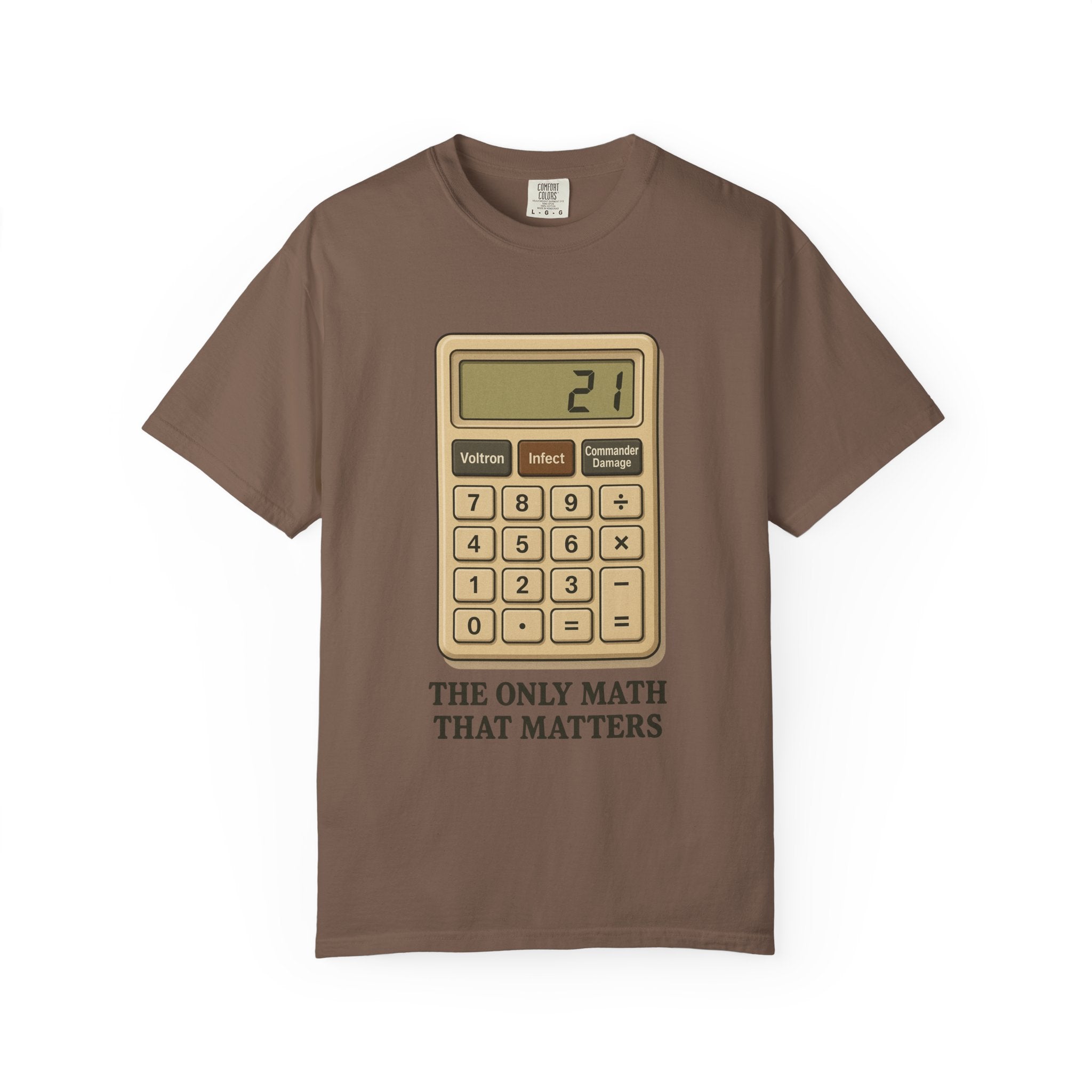 Commander Damage Calculator T-Shirt - The Only Math That Matters