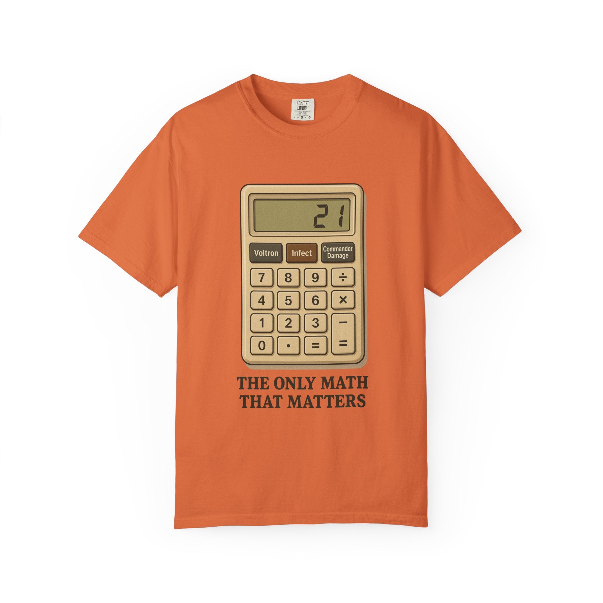 Commander Damage Calculator T-Shirt - The Only Math That Matters