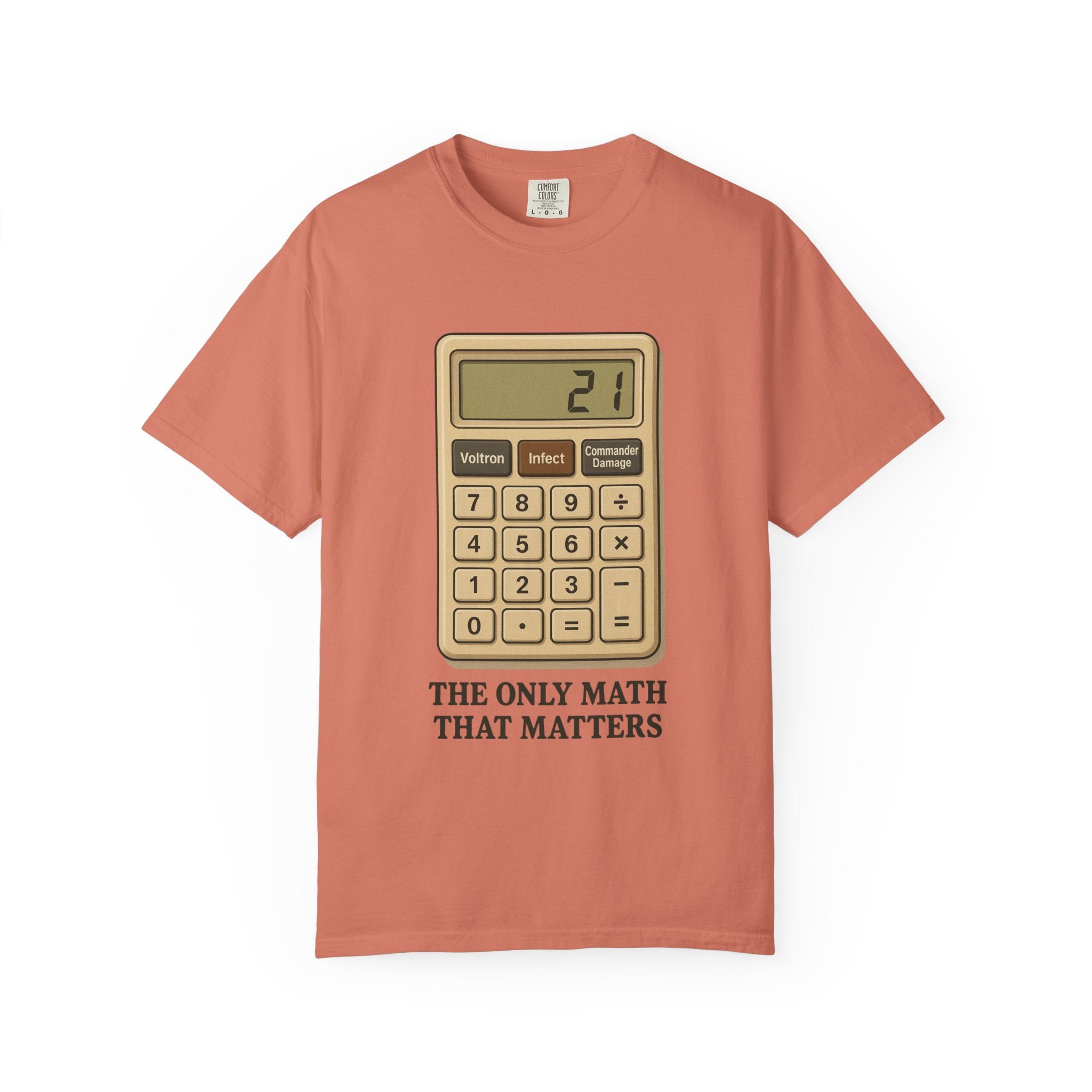 Commander Damage Calculator T-Shirt - The Only Math That Matters