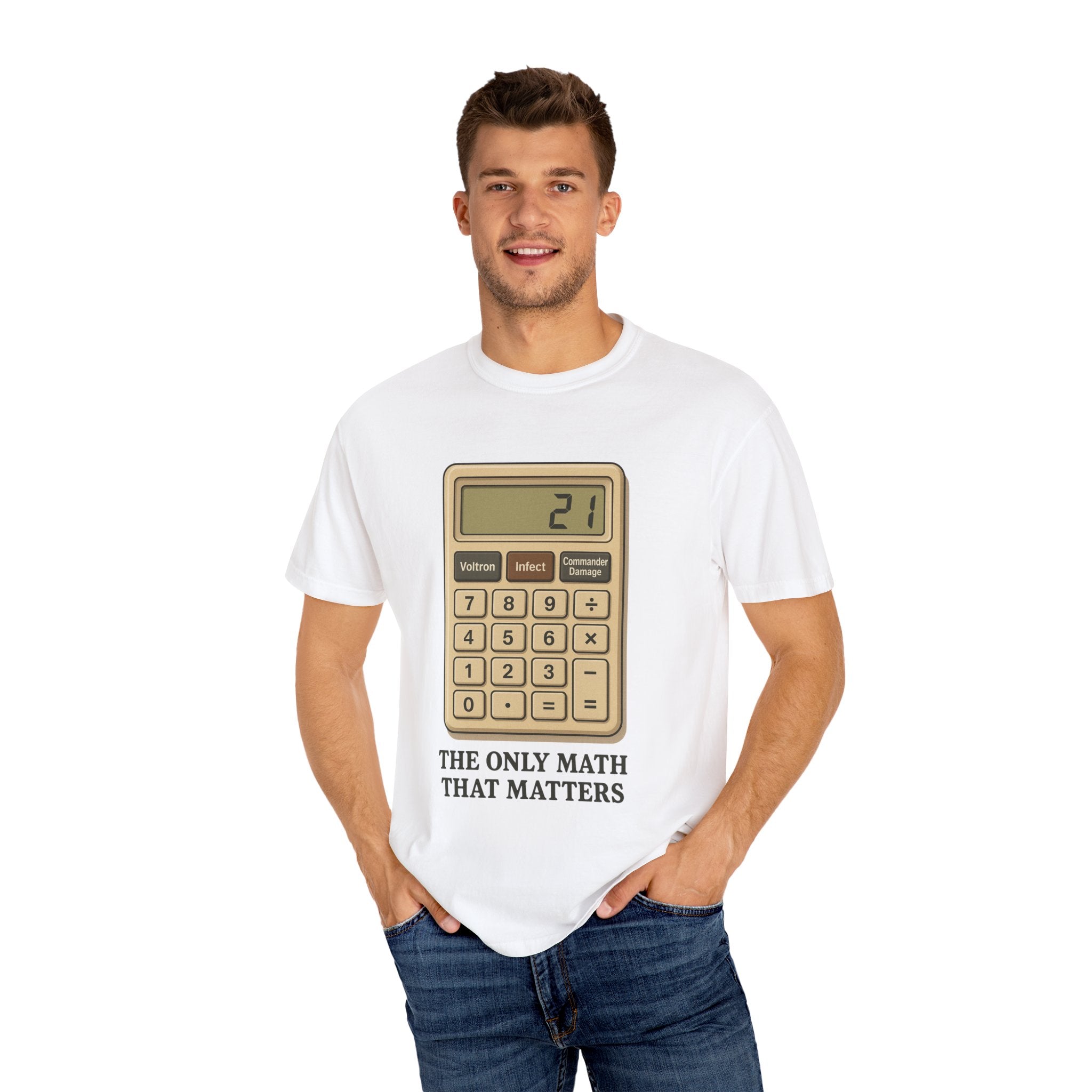 Commander Damage Calculator T-Shirt - The Only Math That Matters